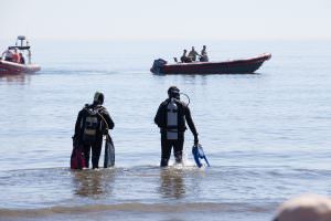 Limpieza fondo marino