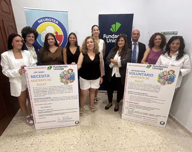 Fundación Unicaja se une a NeuroTEA para promover la inclusión escolar de alumnos con TEA en Andalucía