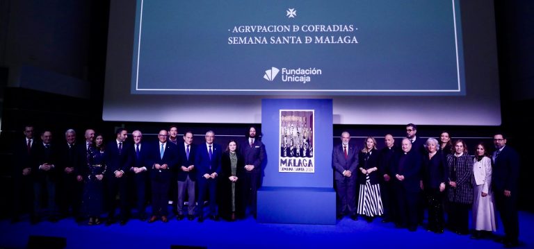 Fundación Unicaja patrocina la presentación del Cartel de Semana Santa de Málaga 2026, obra de Martín España