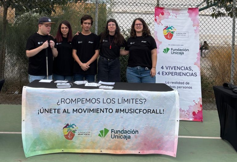 Más de 700 personas participan en los talleres vivenciales de la Fundación Music for All que respalda Fundación Unicaja