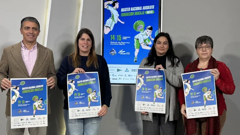 Fundación Unicaja patrocina el Máster Nacional Absoluto de Bádminton en Huelva