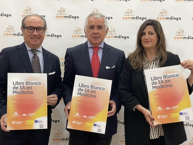 Fundación Unicaja colabora con el ‘Libro Blanco de la IA en Medicina’, obra pionera impulsada por el Colegio de Médicos de Málaga