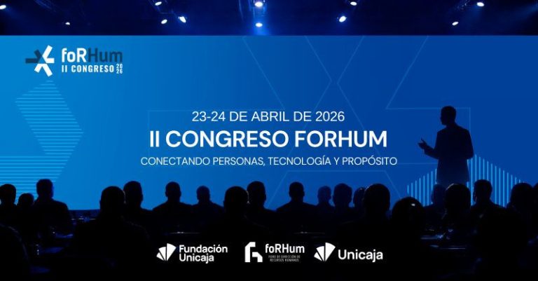 Más de 300 expertos y empresarios abordan el impacto en el empleo de la IA en el II Congreso foRHum, coorganizado por la Fundación Unicaja y Unicaja