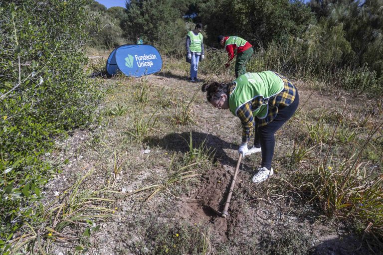 Plantacion arboles un niño un arbol - Unicaja 14 copia
